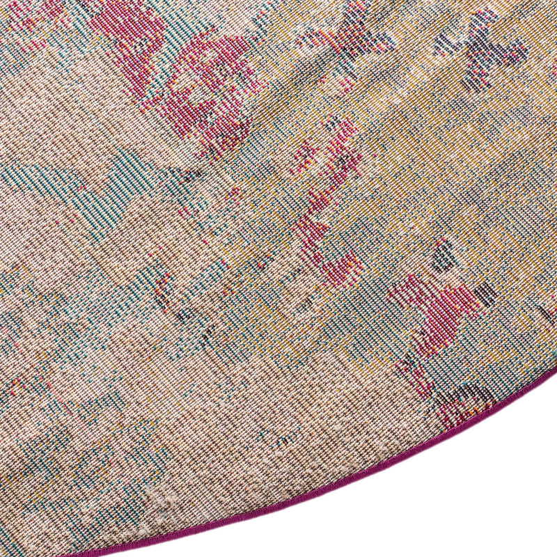 Sierra Collection Area Rug -  Mojave Round Multi  lifestyle 46