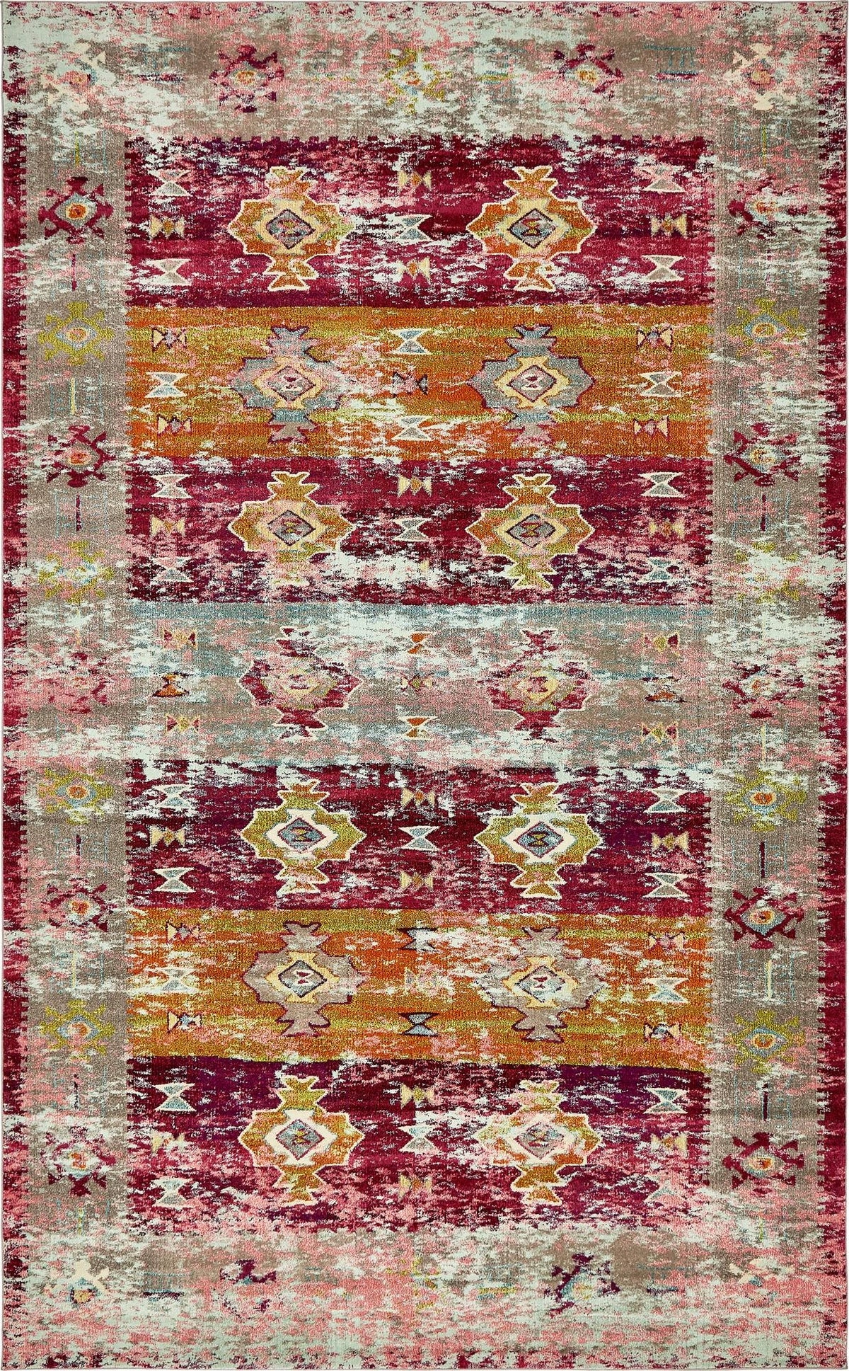 Sierra Collection Area Rug -  Sonoma Rectangular Pink  lifestyle 32