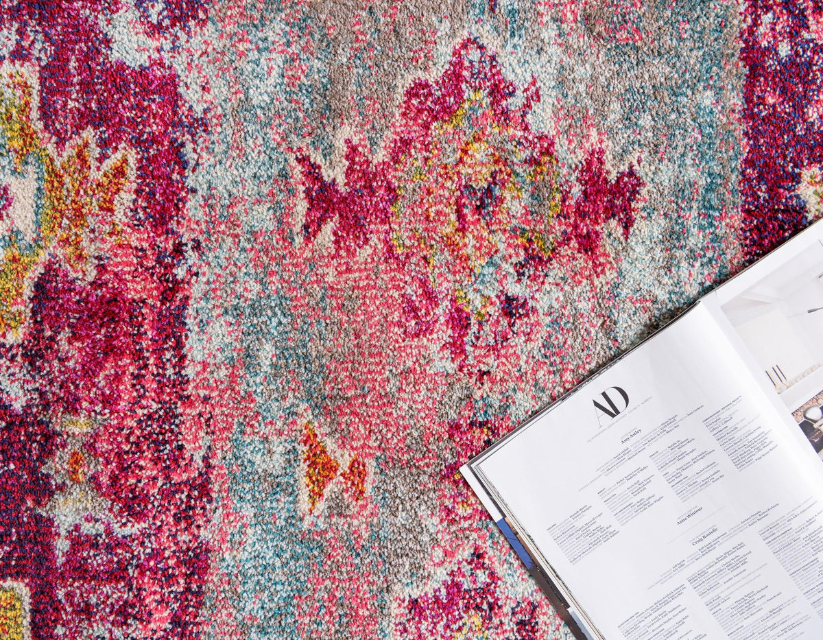 Sierra Collection Area Rug -  Sonoma Rectangle Pink  lifestyle 12