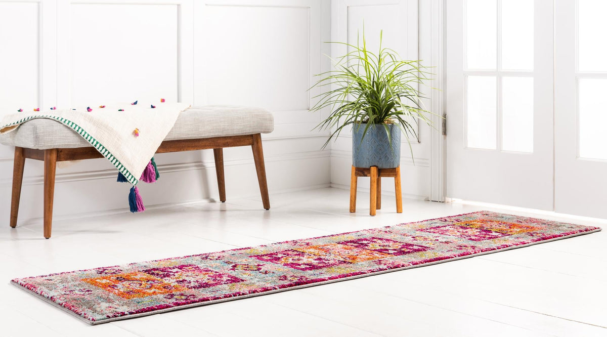 Sierra Collection Area Rug -  Sonoma Runner Pink  lifestyle 39