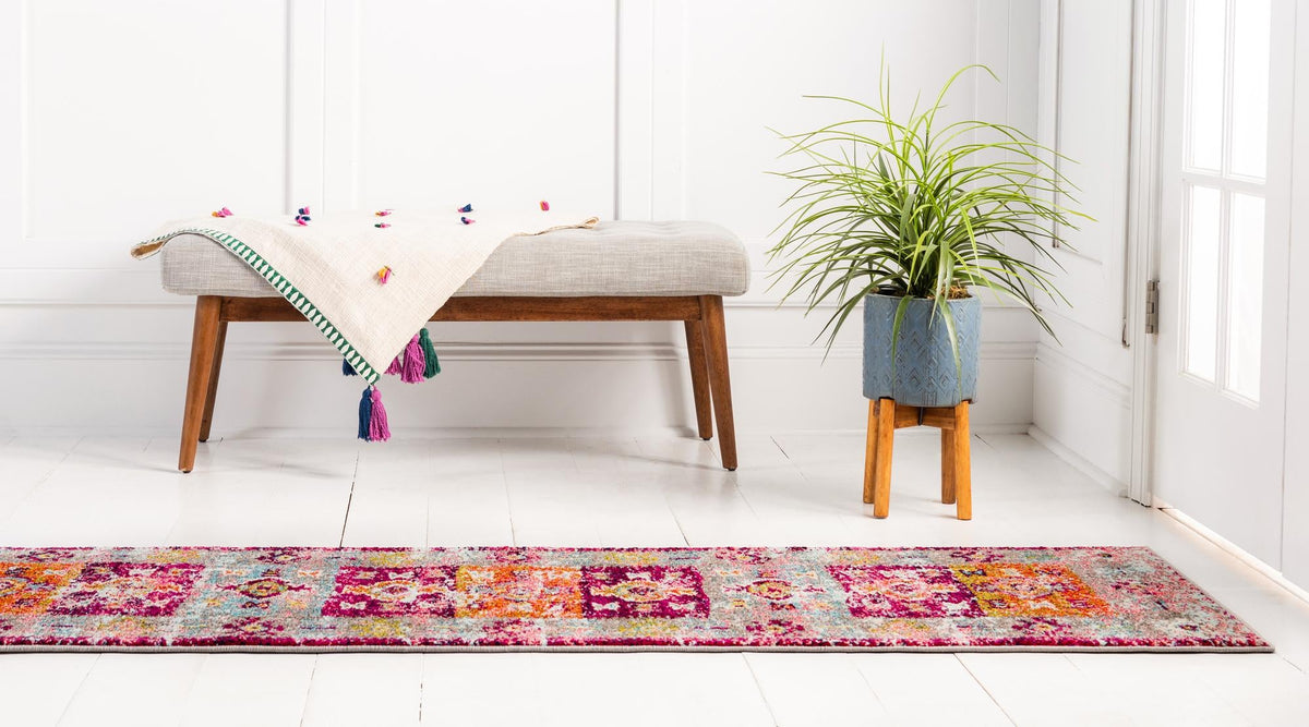 Sierra Collection Area Rug -  Sonoma Runner Pink  lifestyle 43