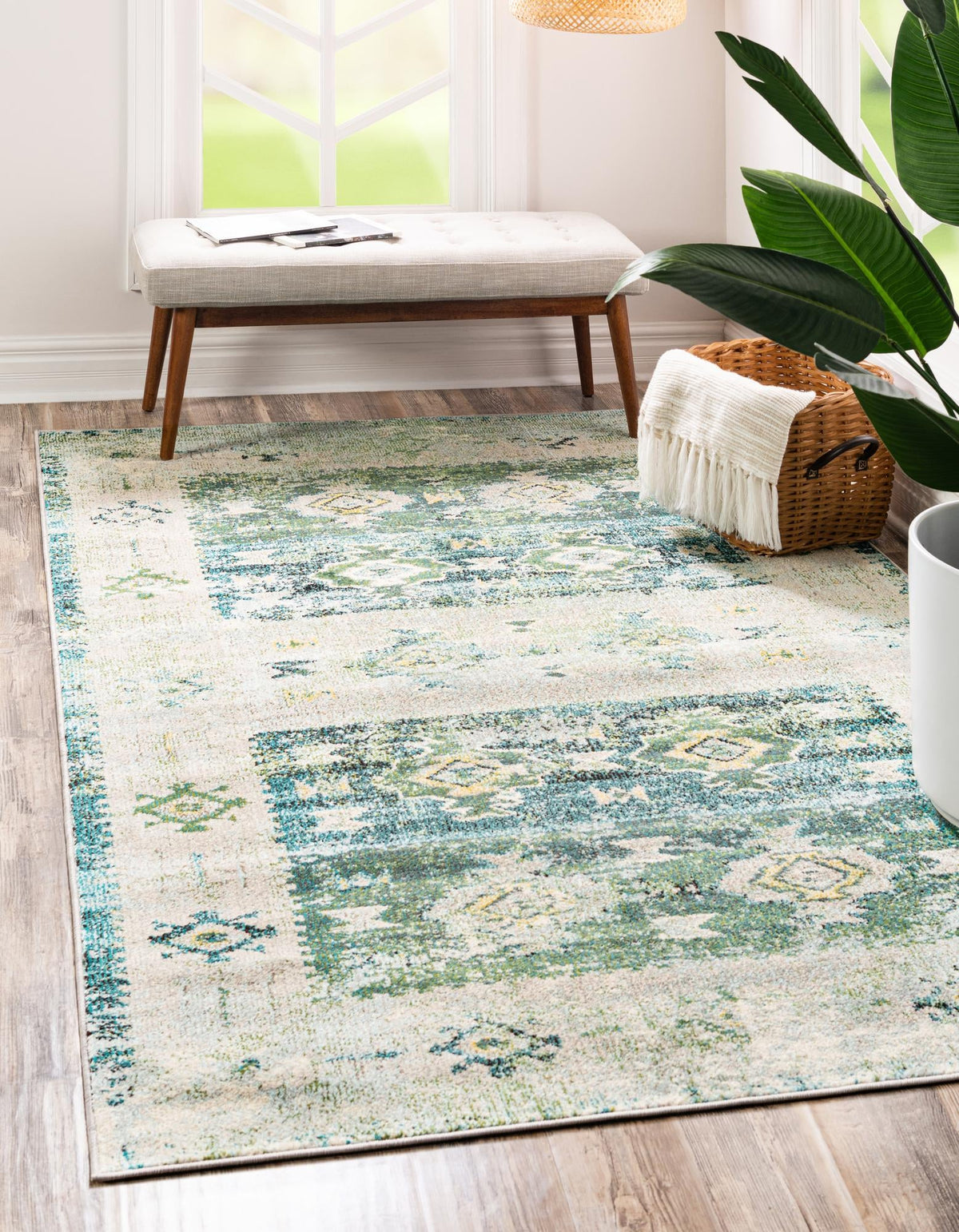 Sierra Collection Area Rug -  Sonoma Rectangle Green  lifestyle 3