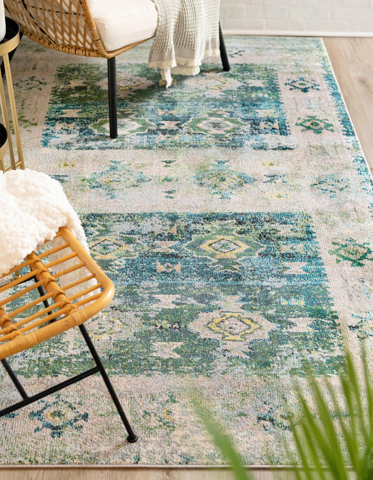 Sierra Collection Area Rug -  Sonoma Rectangle Green  lifestyle 9