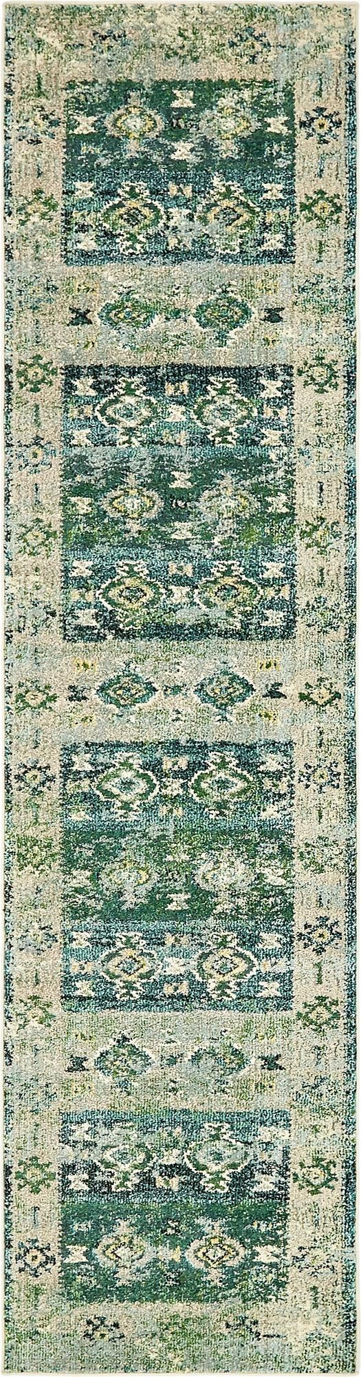 Sierra Collection Area Rug -  Sonoma Runner Green  lifestyle 30