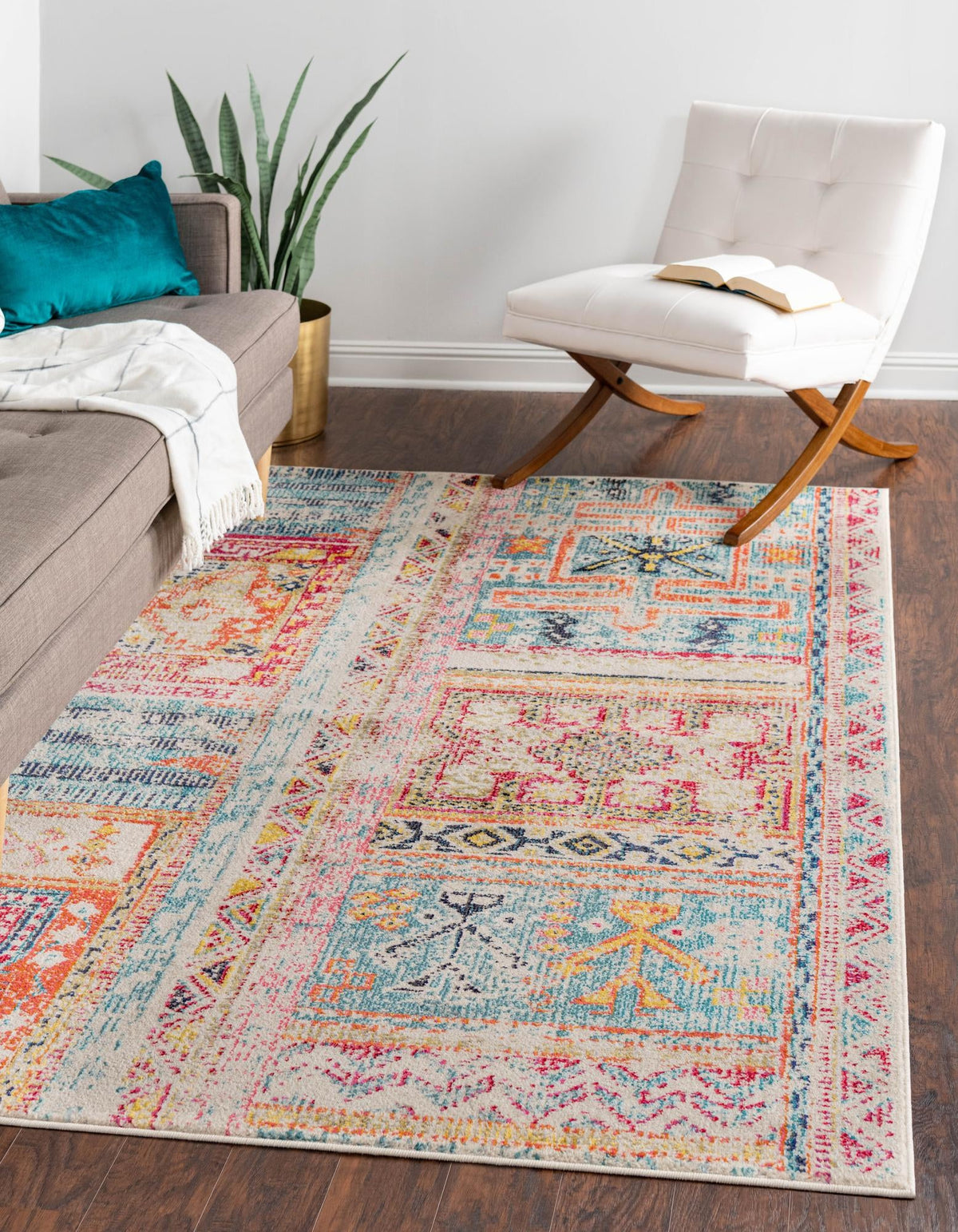 Sierra Collection Area Rug -  Tahoe Rectangle Multi  lifestyle 2
