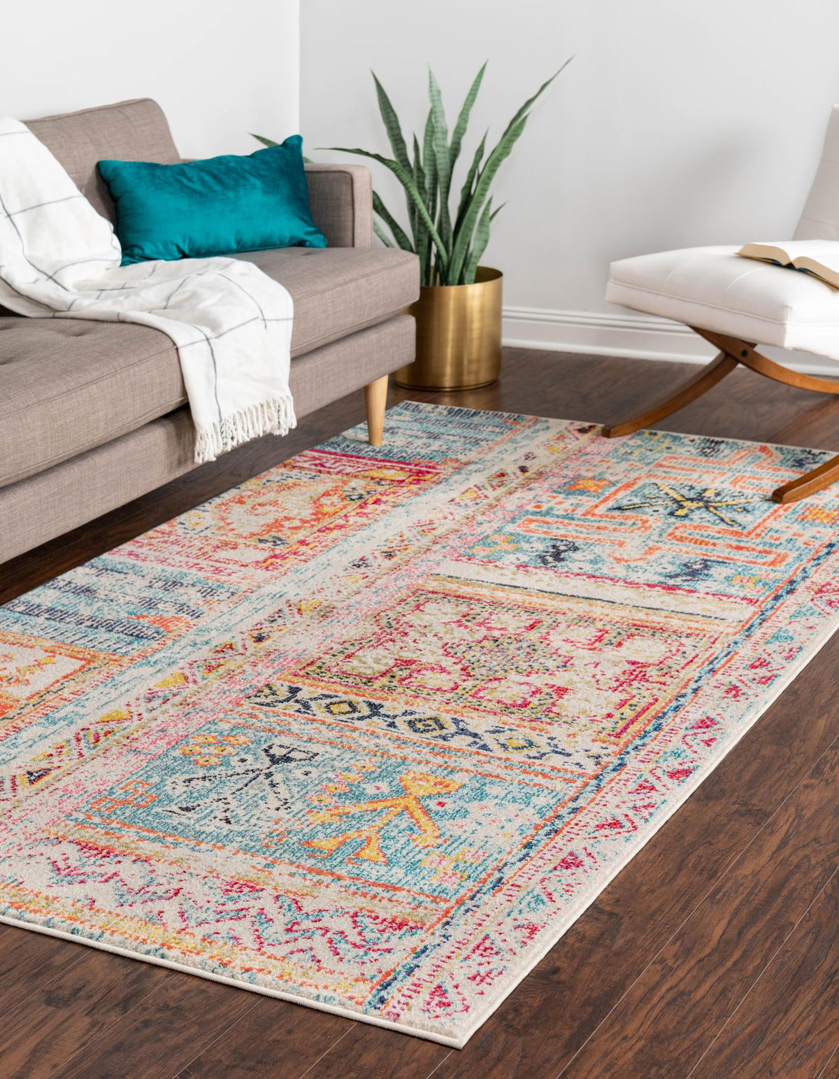 Sierra Collection Area Rug -  Tahoe Rectangle Multi  lifestyle 3