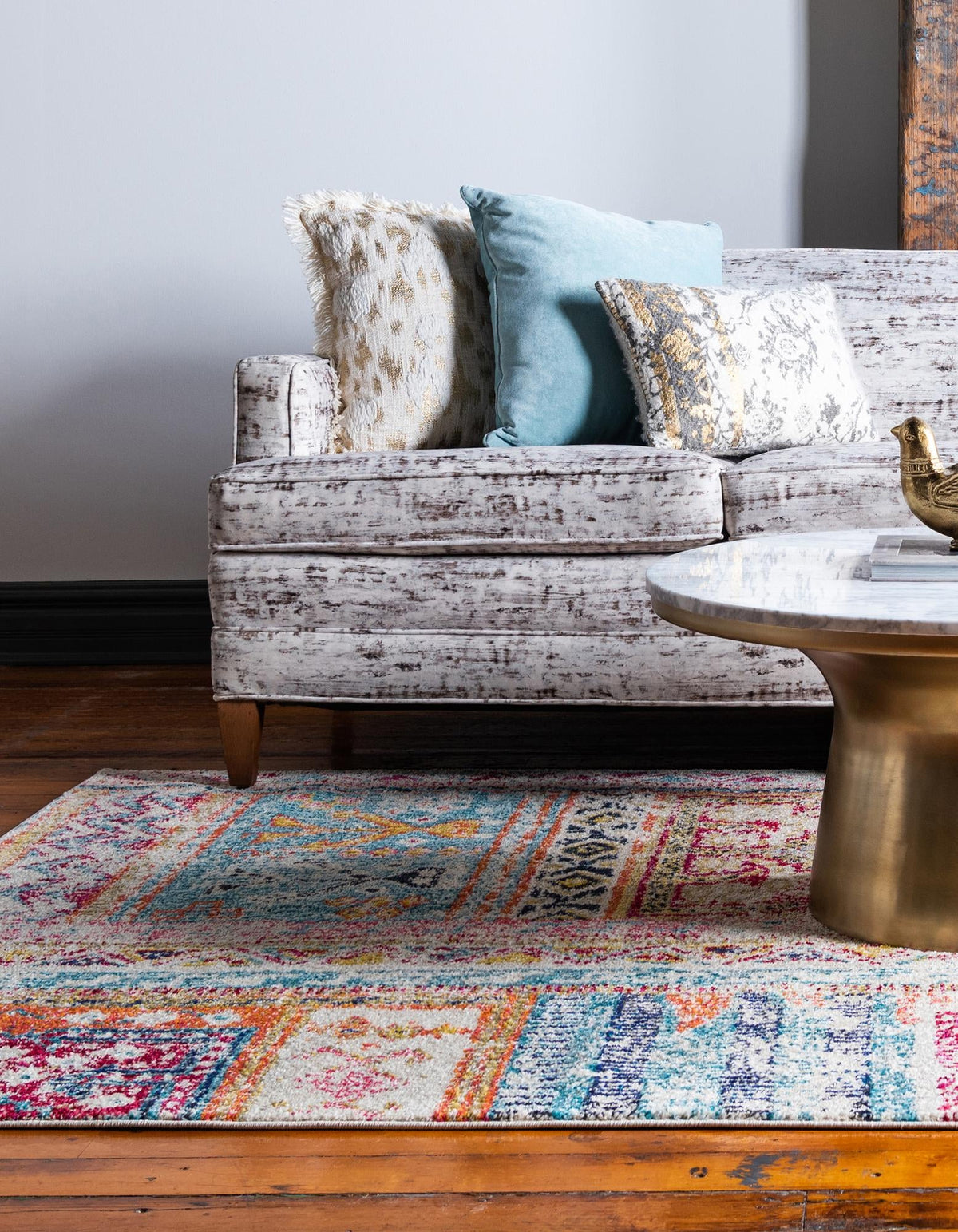 Sierra Collection Area Rug -  Tahoe Rectangle Multi  lifestyle 4