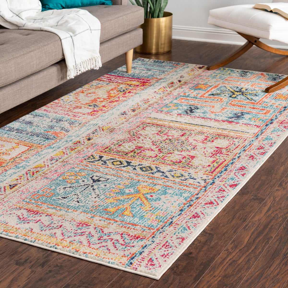Sierra Collection Area Rug -  Tahoe Rectangle Multi  lifestyle 16