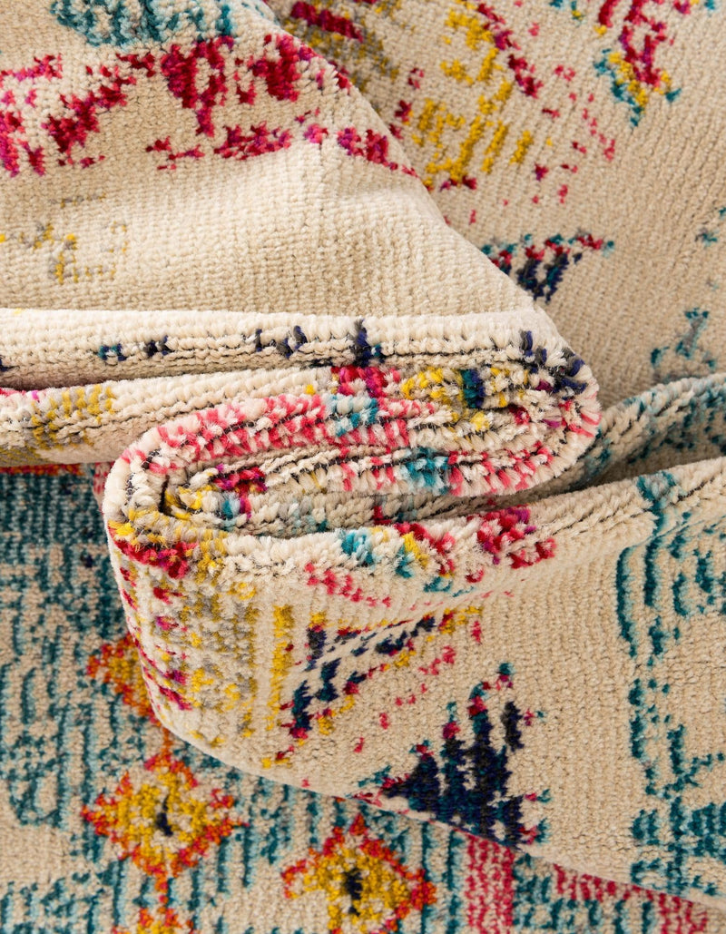 Sierra Collection Area Rug -  Tahoe Round Multi  lifestyle 41