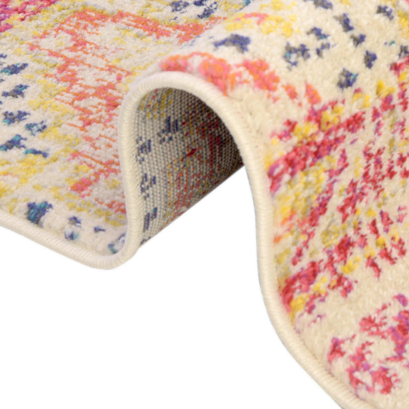 Sierra Collection Area Rug -  Tahoe Round Multi  lifestyle 42
