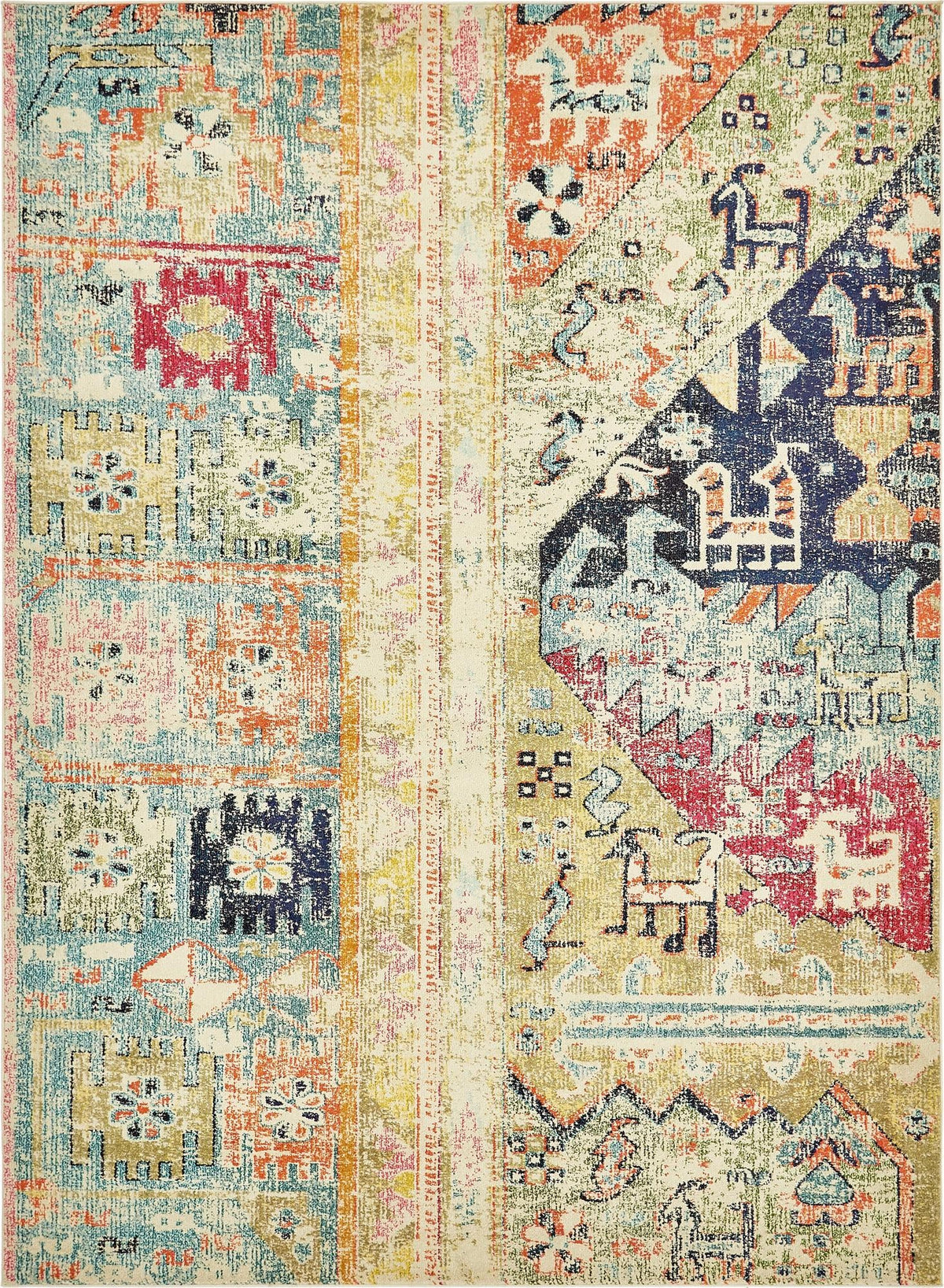 Sierra Collection Area Rug -  Marin Rectangle Multi Main
