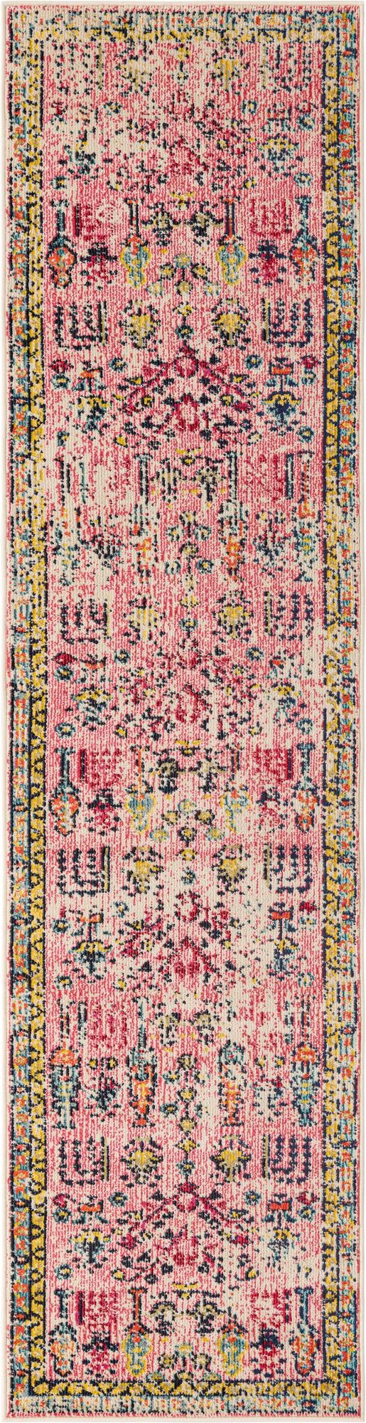 Sierra Collection Area Rug -  Shasta Runner Pink  lifestyle 34