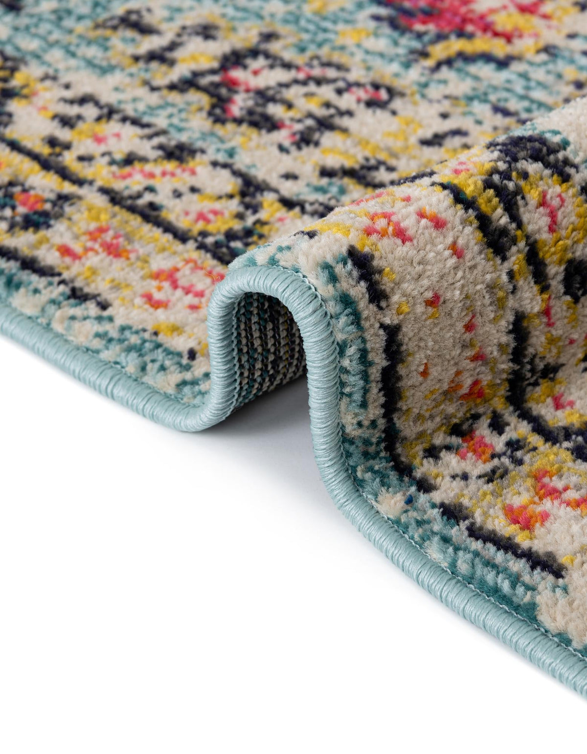 Sierra Collection Area Rug -  Shasta Rectangle Blue  lifestyle 22