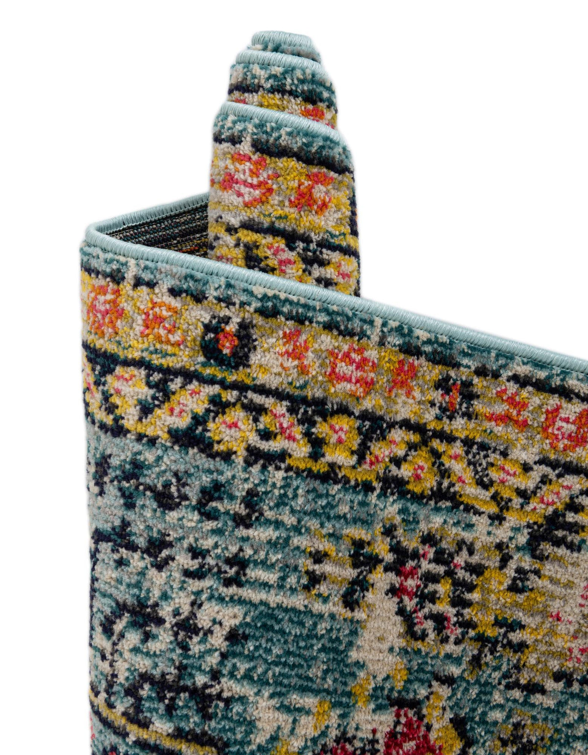 Sierra Collection Area Rug -  Shasta Rectangle Blue  lifestyle 24