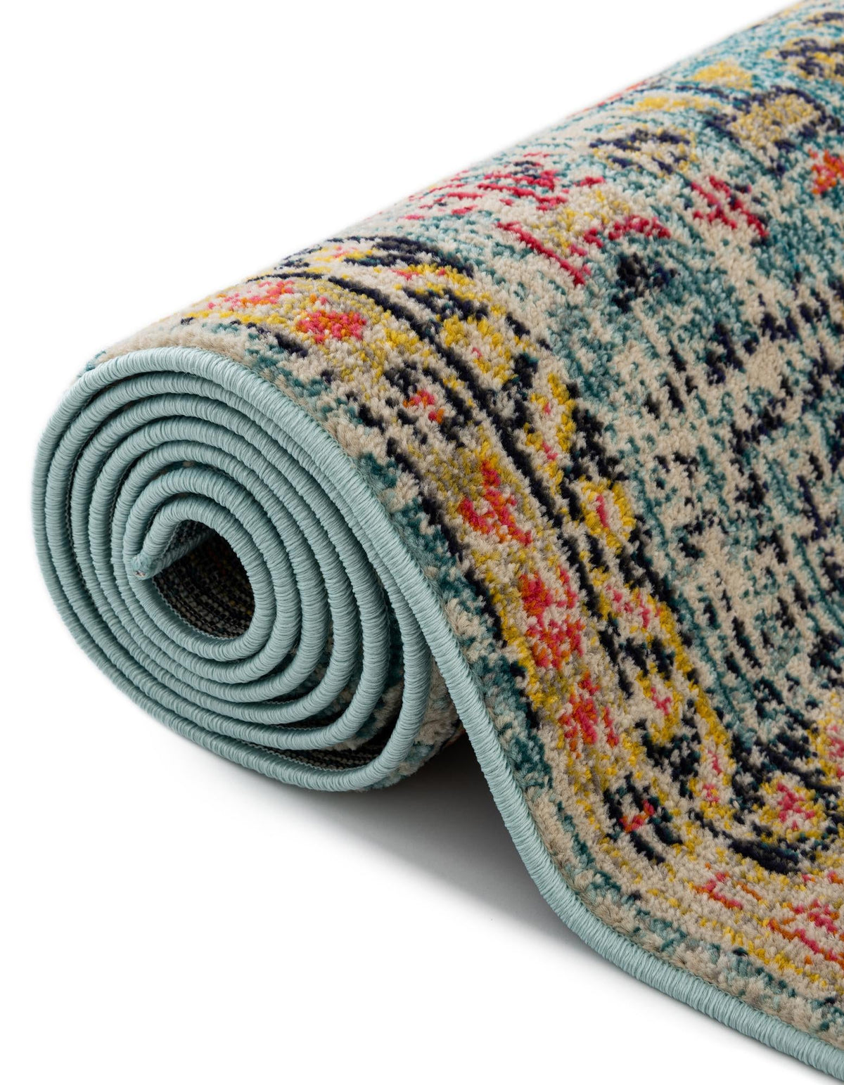 Sierra Collection Area Rug -  Shasta Rectangle Blue  lifestyle 26