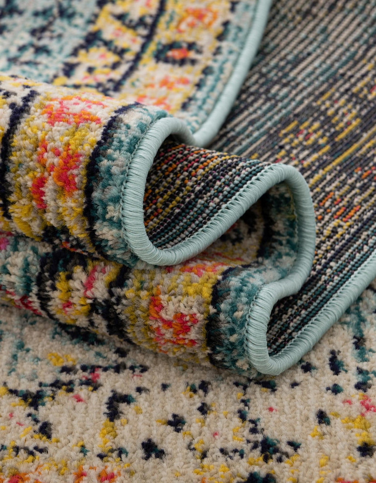 Sierra Collection Area Rug -  Shasta Rectangle Blue  lifestyle 28