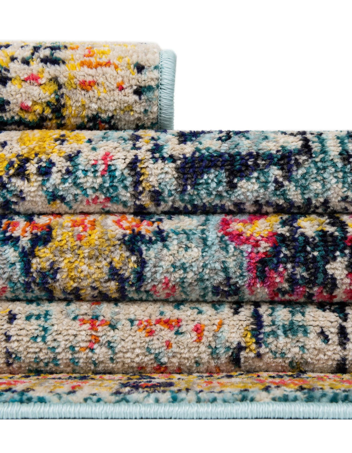 Sierra Collection Area Rug -  Shasta Rectangle Blue  lifestyle 30