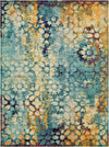 Venetian Tapestry Collection Area Rug - Murano Rectangle Blue Main