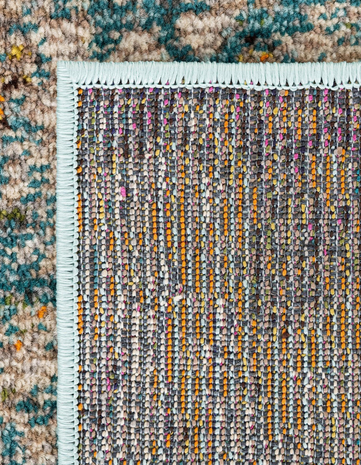 Venetian Tapestry Collection Area Rug - Murano Rectangle Blue  lifestyle 34