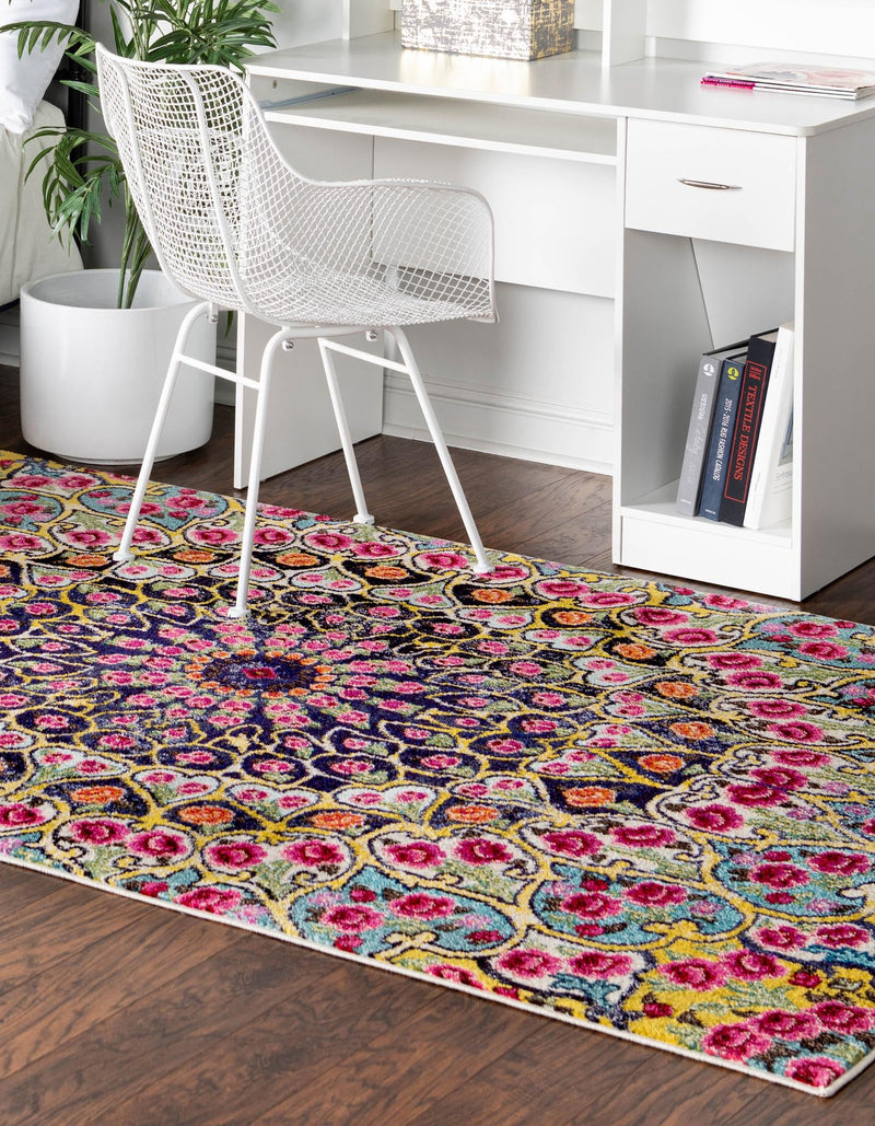 Venetian Tapestry Collection Area Rug -  Burano Rectangular Multi  lifestyle 17