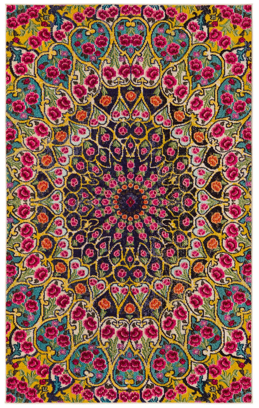 Venetian Tapestry Collection Area Rug -  Burano Rectangle Multi Main