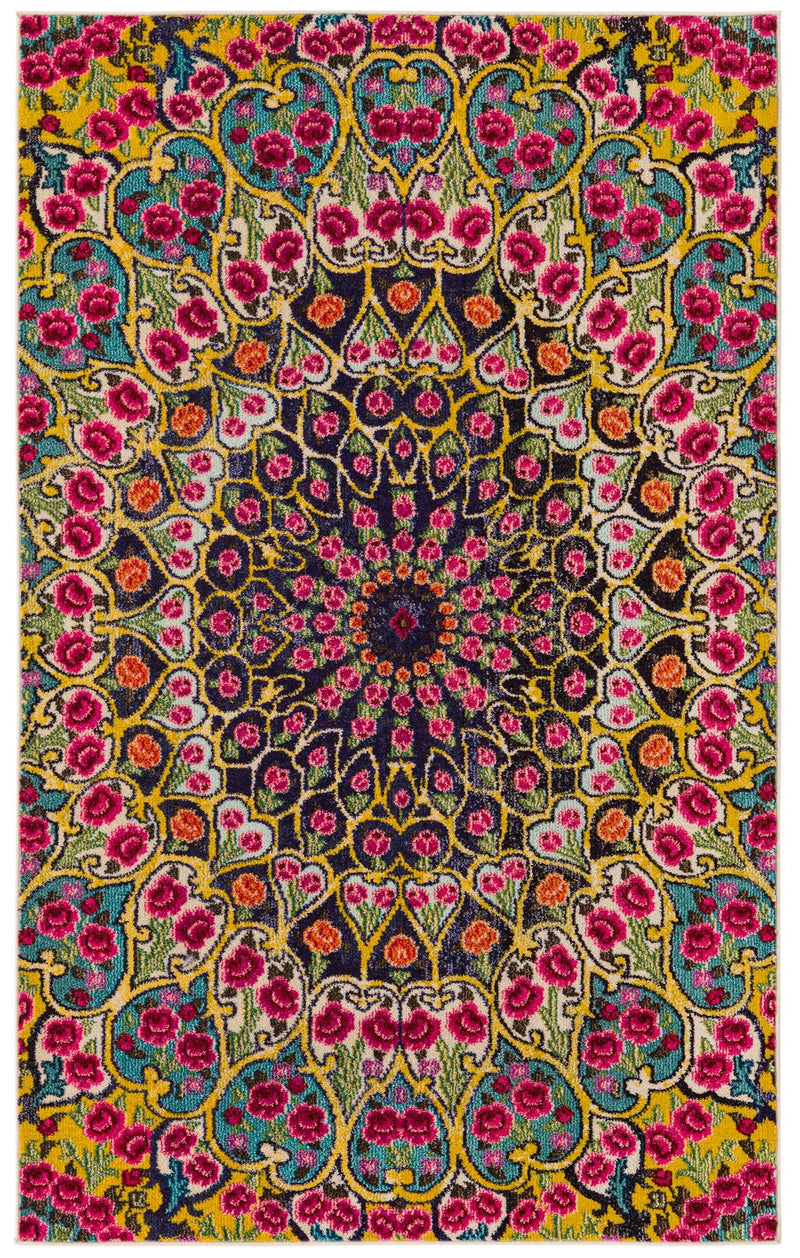 Venetian Tapestry Collection Area Rug -  Burano Rectangle Multi Main