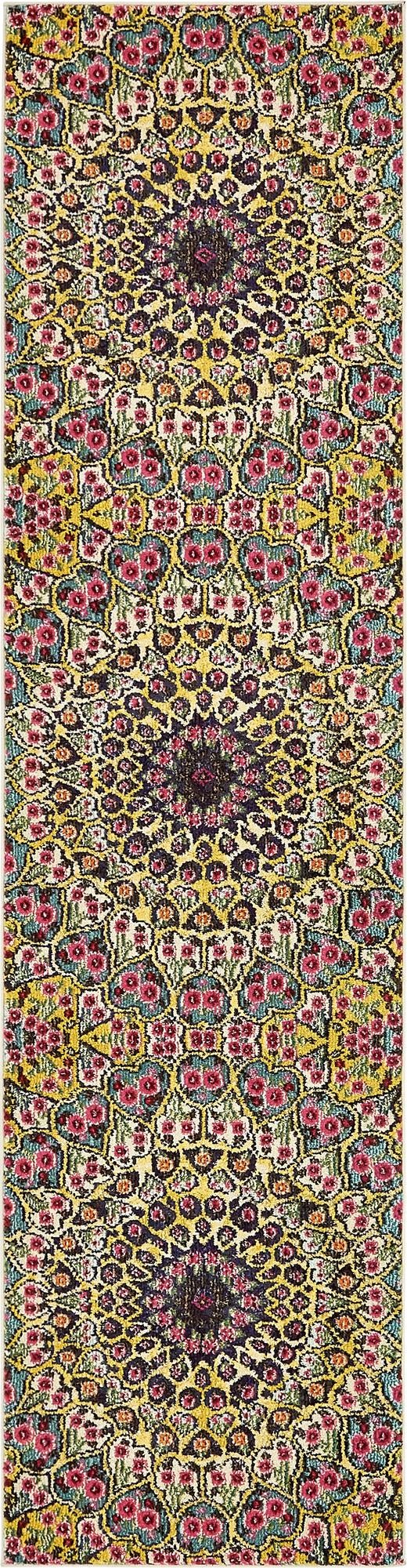 Venetian Tapestry Collection Area Rug -  Burano Runner Multi  lifestyle 13