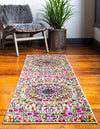 Venetian Tapestry Collection Area Rug -  Burano Runner Multi  lifestyle 16