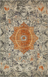 Venetian Tapestry Collection Area Rug -  Torcello Rectangular Gray  lifestyle 14