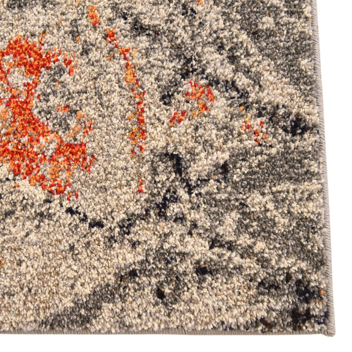 Venetian Tapestry Collection Area Rug -  Torcello Rectangle Gray  lifestyle 6
