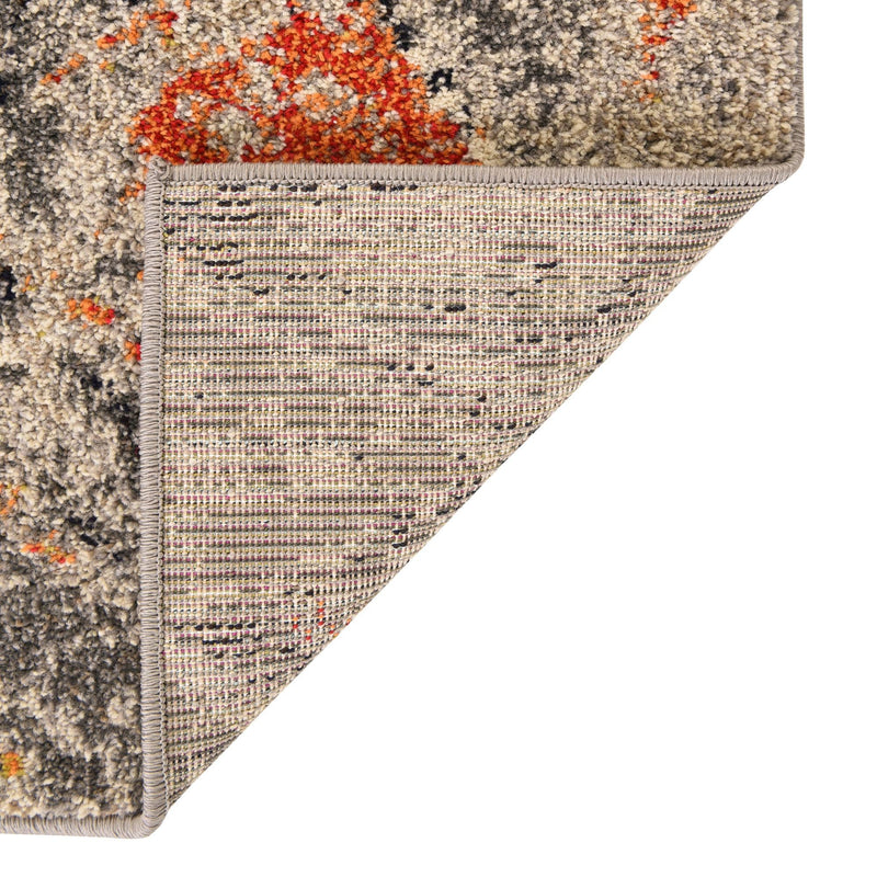 Venetian Tapestry Collection Area Rug -  Torcello Rectangular Gray  lifestyle 35