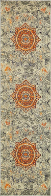 Venetian Tapestry Collection Area Rug -  Torcello Runner Gray  lifestyle 16