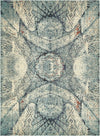 Venetian Tapestry Collection Area Rug -  Lido Rectangle Blue Main