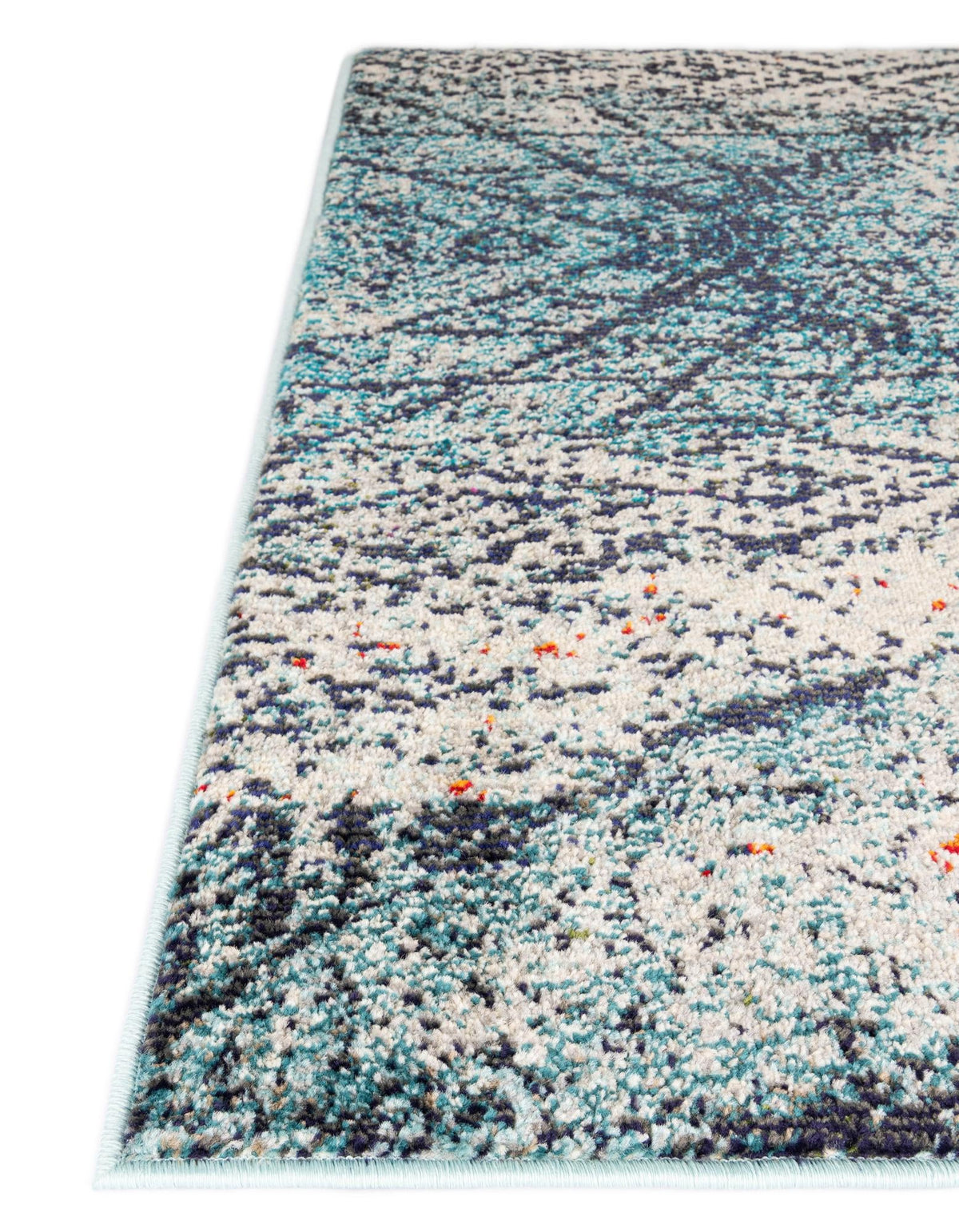 Venetian Tapestry Collection Area Rug -  Lido Rectangle Blue  lifestyle 7