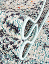 Venetian Tapestry Collection Area Rug -  Lido Rectangular Blue  lifestyle 51