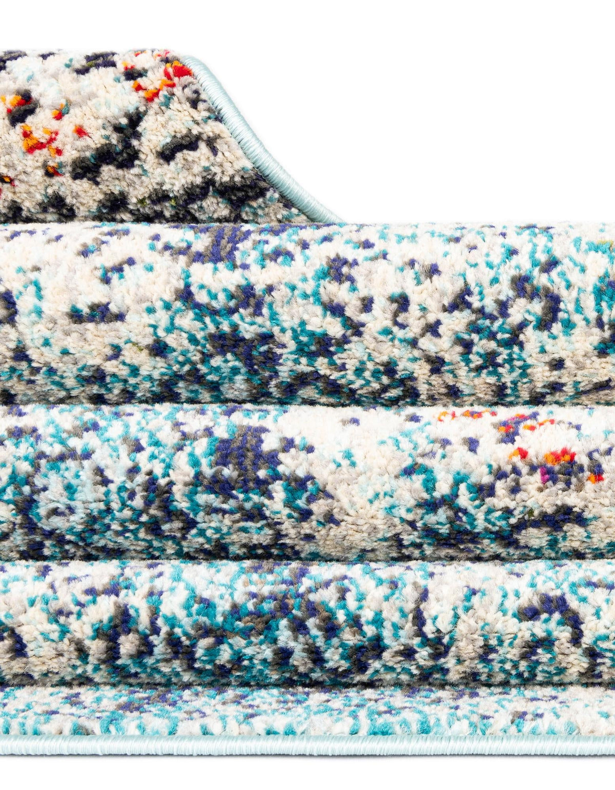 Venetian Tapestry Collection Area Rug -  Lido Rectangle Blue  lifestyle 14