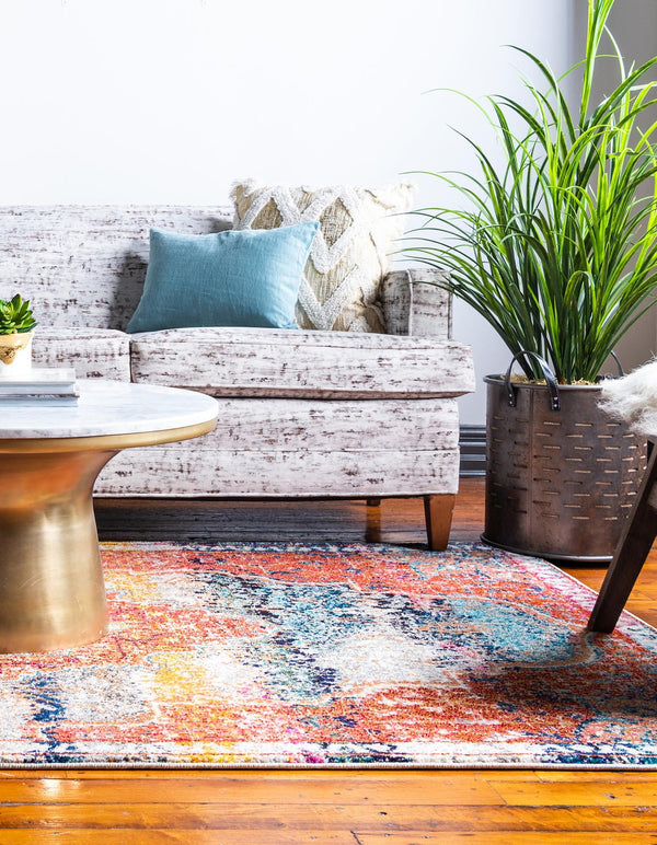 Venetian Tapestry Collection Area Rug -  Rialto Rectangle Multi  lifestyle 4