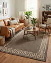 Sahara Sands Collection Area Rug -  Elephantine Rectangle Brown  lifestyle 24