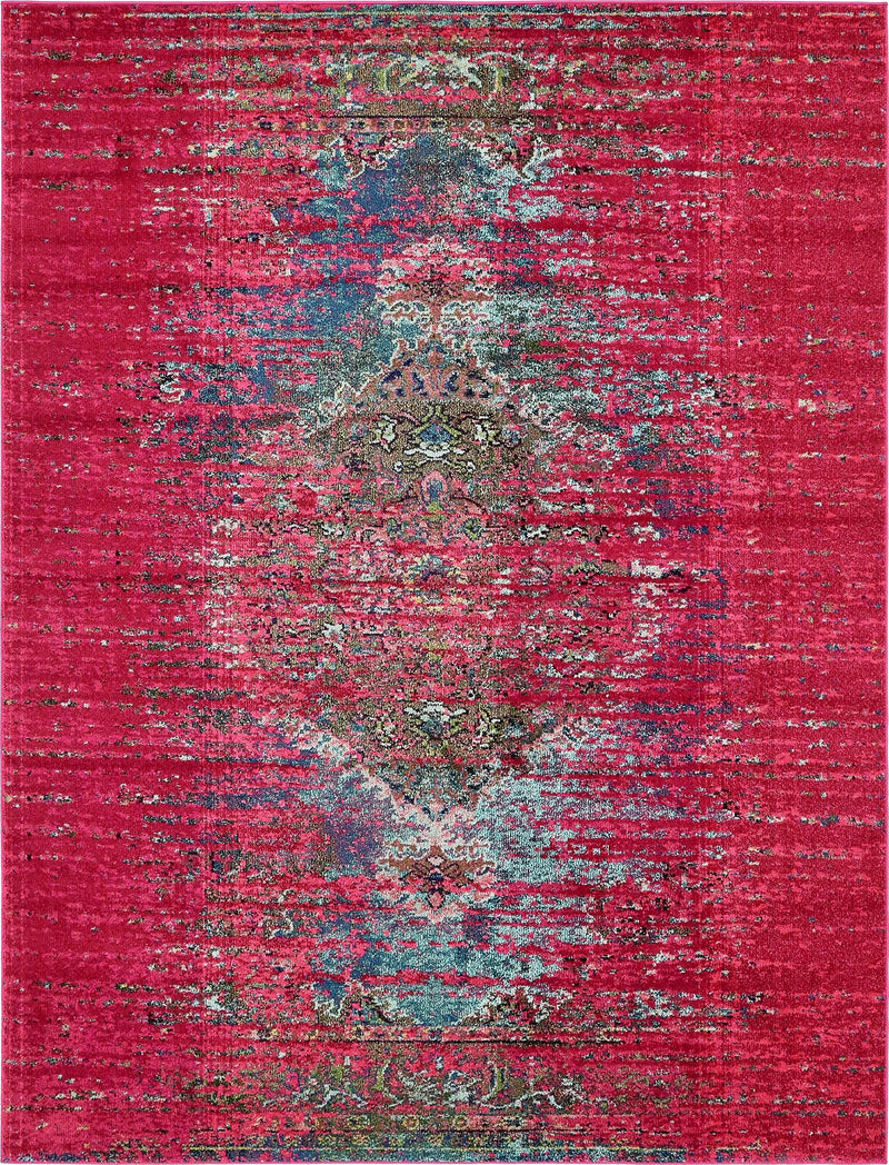 Venetian Tapestry Collection Area Rug -  Giudecca Rectangle Pink  lifestyle 2