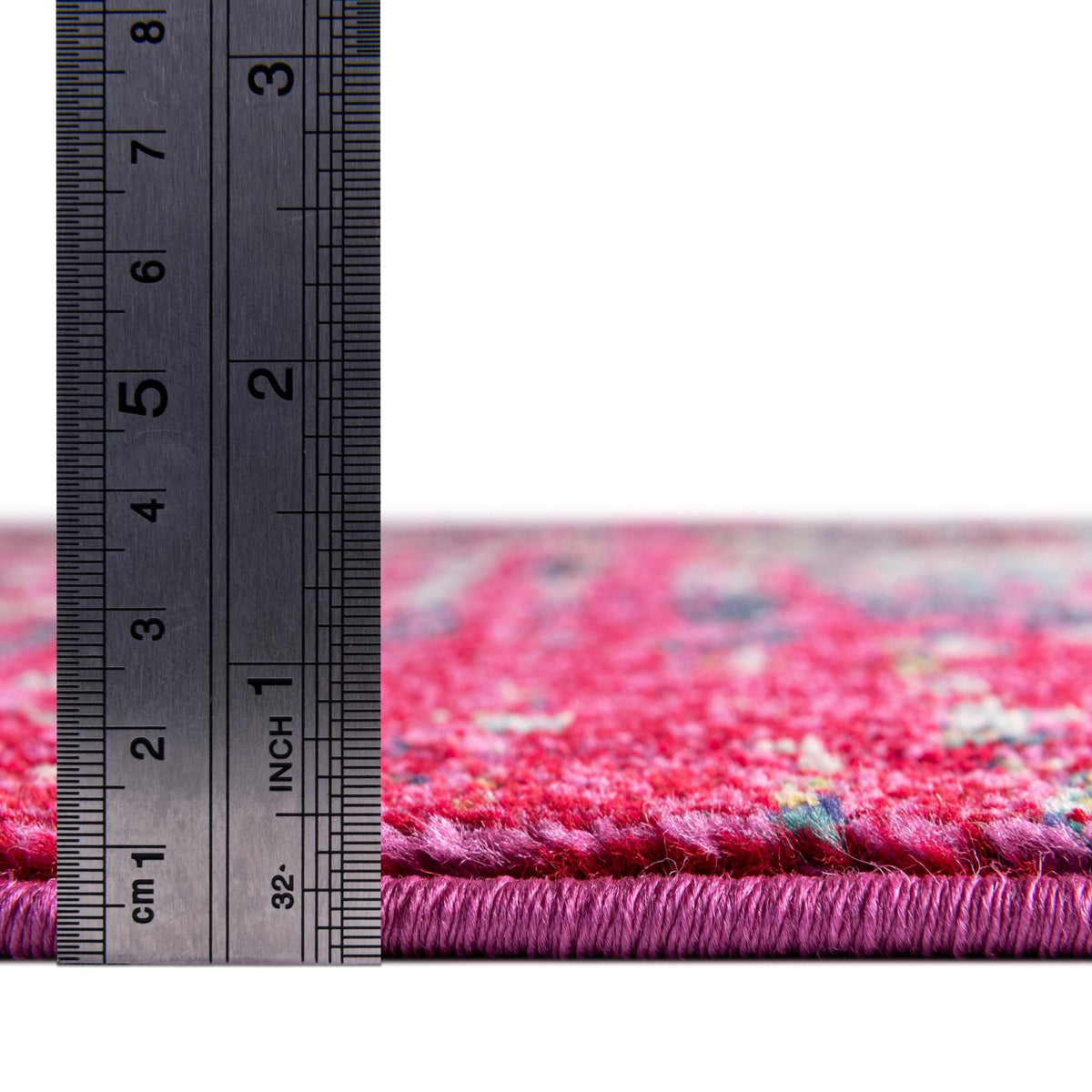 Venetian Tapestry Collection Area Rug -  Giudecca Round Pink  lifestyle 44