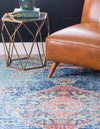 Venetian Tapestry Collection Area Rug -  Giudecca Rectangle Turquoise  lifestyle 4