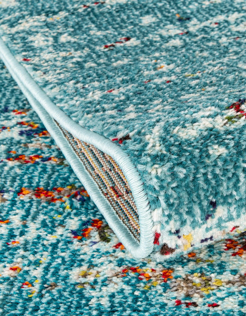 Venetian Tapestry Collection Area Rug -  Giudecca Rectangle Turquoise  lifestyle 6