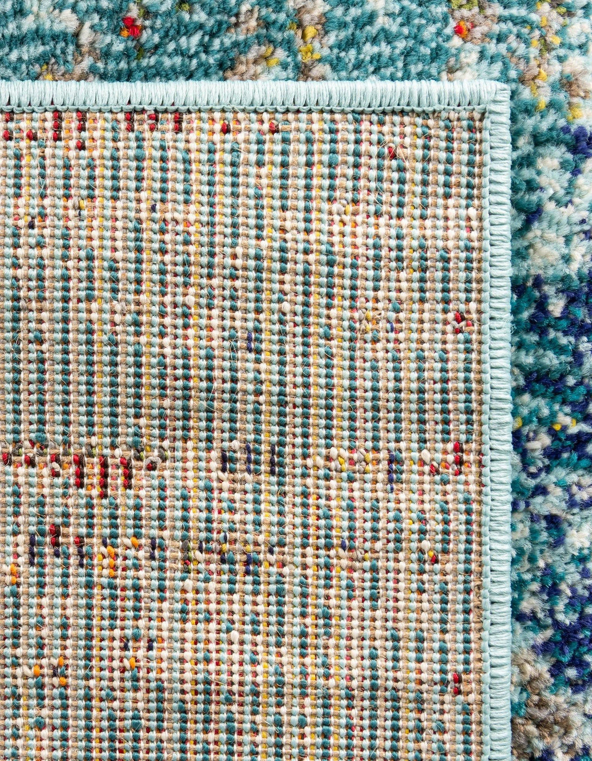 Venetian Tapestry Collection Area Rug -  Giudecca Rectangle Turquoise  lifestyle 9