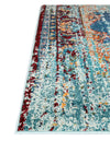 Venetian Tapestry Collection Area Rug -  Giudecca Rectangle Turquoise  lifestyle 22