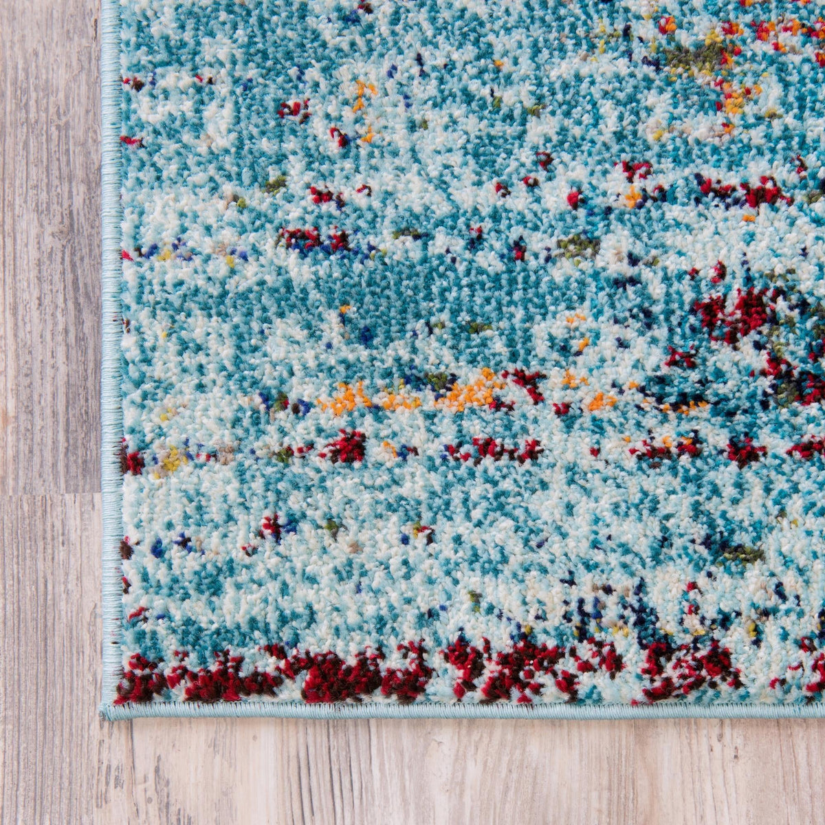 Venetian Tapestry Collection Area Rug -  Giudecca Rectangle Turquoise  lifestyle 24