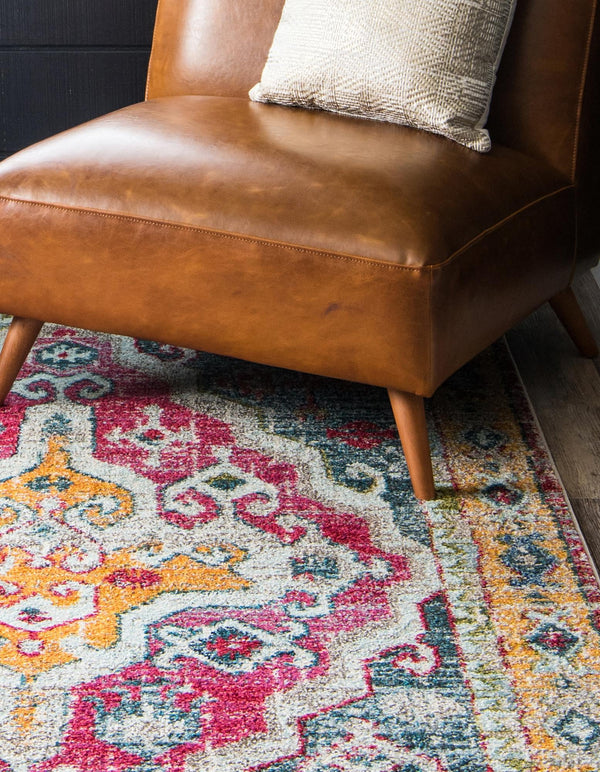 Venetian Tapestry Collection Area Rug -  Cannaregio Rectangular Multi  lifestyle 20