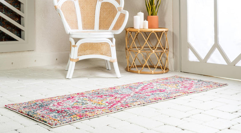 Venetian Tapestry Collection Area Rug -  Cannaregio Runner Multi  lifestyle 19