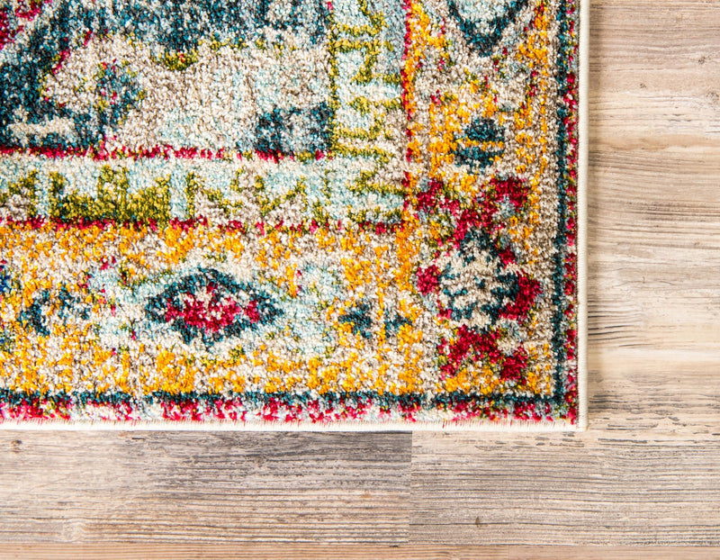 Venetian Tapestry Collection Area Rug -  Cannaregio Runner Multi  lifestyle 37