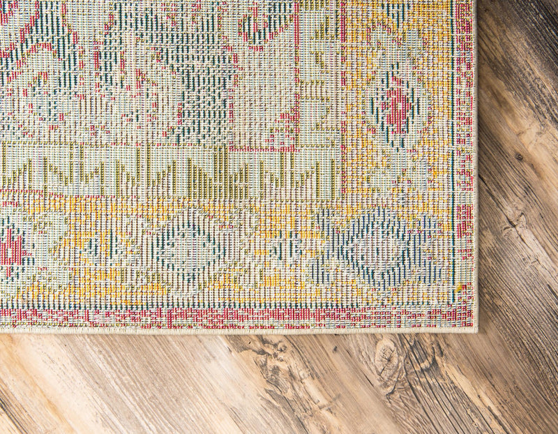 Venetian Tapestry Collection Area Rug -  Cannaregio Runner Multi  lifestyle 40