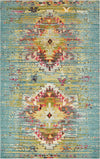 Venetian Tapestry Collection Area Rug -  SanMarco Rectangular Turquoise  lifestyle 15